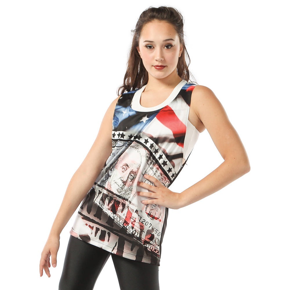 NWOT Alexandra Graphic Tank Top